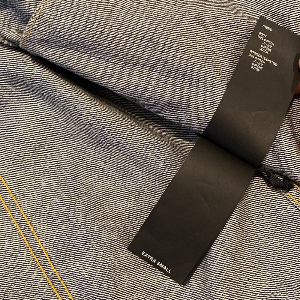 FEAR OF GOD Xs Denim Trucker Jacket (3 year wash) - Used once/twice AT THE MOST! - Picture 4 of 4